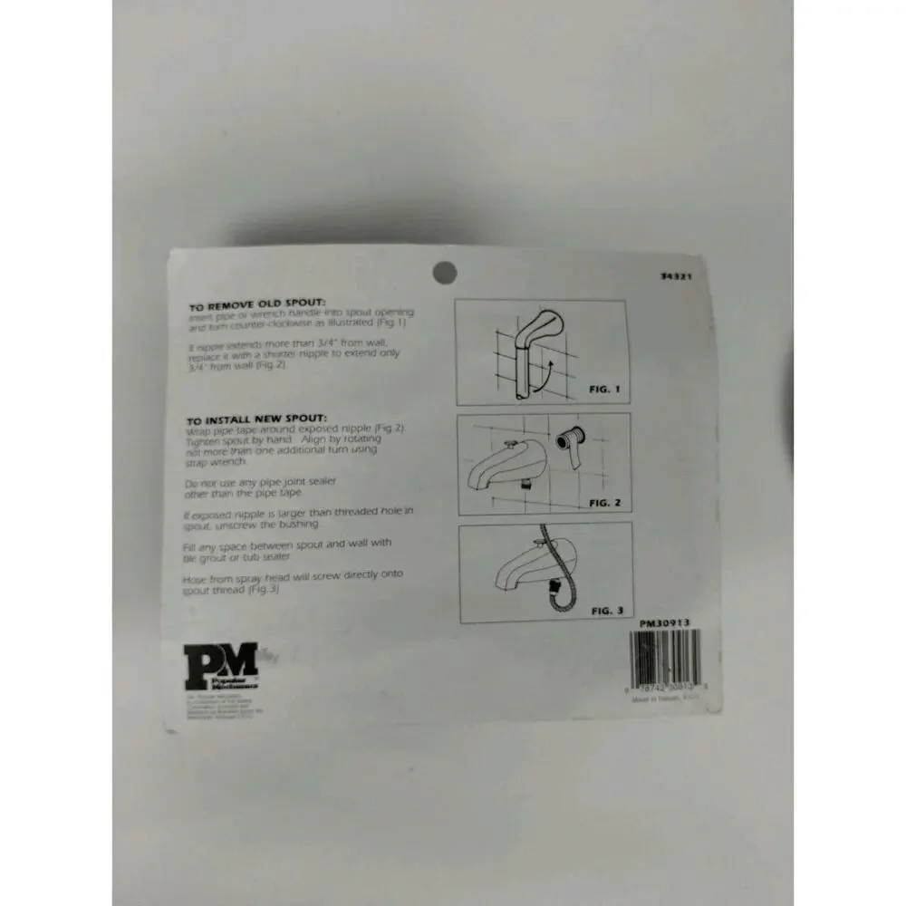 Popular Mechanics Faucet with Diverter Spout (PM30913)